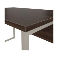 Bush Business Furniture Hybrid 48" W Computer Table Desk With Metal Legs, Black Walnut (HYD248BW) 11 Bush Business Furniture Hybrid 48" W Computer Table Desk With Metal Legs, Black Walnut (HYD248BW) -Ergot Office Furniture Shop sp147608503 s7