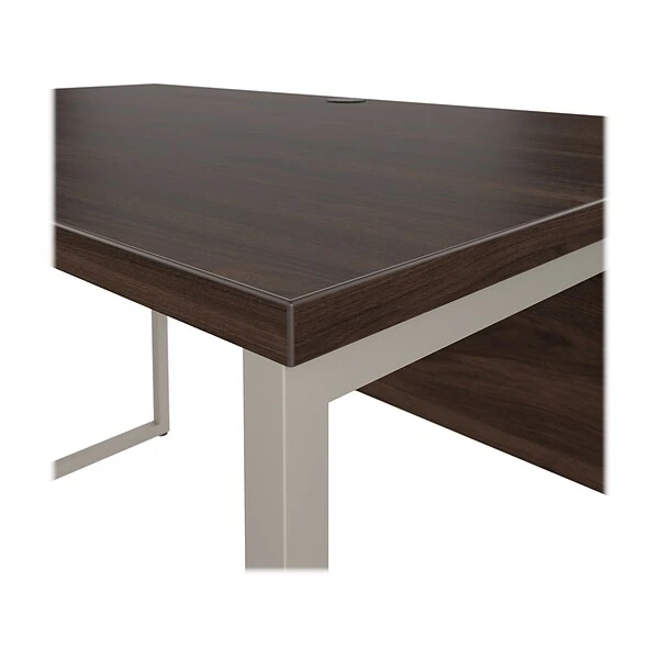Bush Business Furniture Hybrid 48" W Computer Table Desk With Metal Legs, Black Walnut (HYD248BW) 5 Bush Business Furniture Hybrid 48" W Computer Table Desk With Metal Legs, Black Walnut (HYD248BW) - Image 5