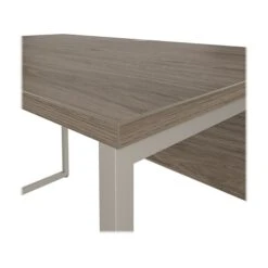 Bush Business Furniture Hybrid 48" W Computer Table Desk With Metal Legs, Modern Hickory (HYD248MH) 11 Bush Business Furniture Hybrid 48" W Computer Table Desk With Metal Legs, Modern Hickory (HYD248MH) -Ergot Office Furniture Shop sp147608514 s7