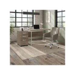 Bush Business Furniture Hybrid 48" W Computer Table Desk With Metal Legs, Modern Hickory (HYD248MH) 13 Bush Business Furniture Hybrid 48" W Computer Table Desk With Metal Legs, Modern Hickory (HYD248MH) -Ergot Office Furniture Shop sp147608516 s7