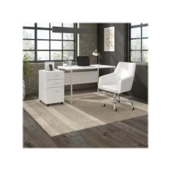 Bush Business Furniture Hybrid 3-Drawer Mobile File Cabinet, Letter/Legal, White, 20" (HYF216WHSU-Z) 13 Bush Business Furniture Hybrid 3-Drawer Mobile File Cabinet, Letter/Legal, White, 20" (HYF216WHSU-Z) -Ergot Office Furniture Shop sp147696196 s7