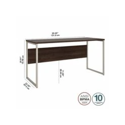 Bush Business Furniture Hybrid 60" W Computer Desk, Black Walnut (HYD260BW) 8 Bush Business Furniture Hybrid 60" W Computer Desk, Black Walnut (HYD260BW) -Ergot Office Furniture Shop sp147788100 s7