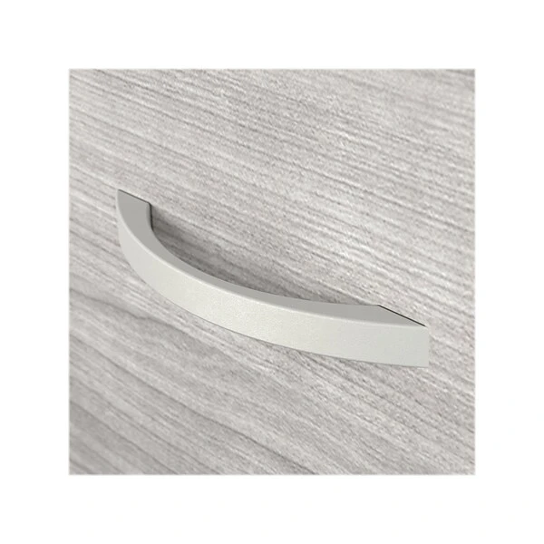 Bush Business Furniture Hybrid 72" W L-Shaped Table Desk With 3-Drawer Mobile File Cabinet Bundle, Platinum Gray (HYB010PGSU) 5 Bush Business Furniture Hybrid 72" W L-Shaped Table Desk With 3-Drawer Mobile File Cabinet Bundle, Platinum Gray (HYB010PGSU) - Image 5