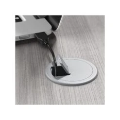 Bush Business Furniture Hybrid 72" W Computer Table Desk With Metal Legs, Platinum Gray (HYD172PG) -Ergot Office Furniture Shop sp148019950 s7