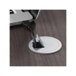 Bush Business Furniture Hybrid 72" W Computer Table Desk With Metal Legs, Storm Gray (HYD172SG) -Ergot Office Furniture Shop sp148019957 s7