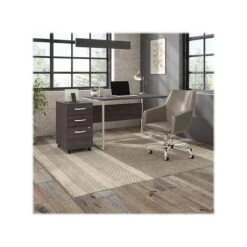 Bush Business Furniture Hybrid 48" W Computer Table Desk With Metal Legs, Storm Gray (HYD248SG) 13 Bush Business Furniture Hybrid 48" W Computer Table Desk With Metal Legs, Storm Gray (HYD248SG) -Ergot Office Furniture Shop sp148020019 s7