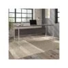 Bush Business Furniture Hybrid 72" W Computer Table Desk With Metal Legs, Storm Gray (HYD272SG)