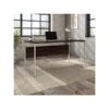 Bush Business Furniture Hybrid 60" W Computer Table Desk With Metal Legs, Black Walnut (HYD360BW)