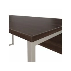Bush Business Furniture Hybrid 60" W Computer Table Desk With Metal Legs, Black Walnut (HYD360BW) -Ergot Office Furniture Shop sp148020070 s7