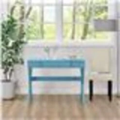 Ameriwood Home Paxton 39"W Campaign Desk, Blue (9258296COM) -Ergot Office Furniture Shop sp14973264 s7