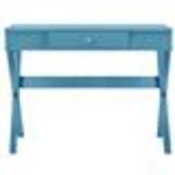 Ameriwood Home Paxton 39"W Campaign Desk, Blue (9258296COM) -Ergot Office Furniture Shop sp14973265 s7