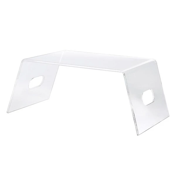 AdirHome Acrylic Monitor Stand, Clear Laptop Riser, Portable TV Screen Tray, Mobile Drawing Table For Bed And Couch 1 AdirHome Acrylic Monitor Stand, Clear Laptop Riser, Portable TV Screen Tray, Mobile Drawing Table For Bed And Couch