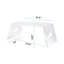 AdirHome Acrylic Monitor Stand, Clear Laptop Riser, Portable TV Screen Tray, Mobile Drawing Table For Bed And Couch 8 AdirHome Acrylic Monitor Stand, Clear Laptop Riser, Portable TV Screen Tray, Mobile Drawing Table For Bed And Couch -Ergot Office Furniture Shop sp151321534 s7