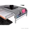 Mind Reader Metal Mesh Monitor Stand With Drawer, Silver (MESHMONSTA-SIL)