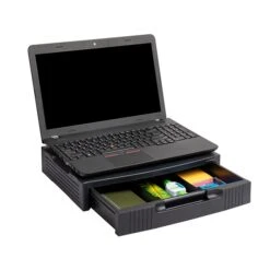 Mind Reader Monitor Stand With Storage Drawer, Black, (SUPMONST-BLK) -Ergot Office Furniture Shop sp155560322 s7