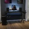 Flash Furniture 45"W Computer Table Gamer Workstation, Black (NANNJTGD1904)
