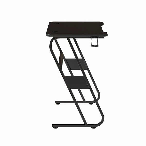 Flash Furniture 52"W Gaming Ergonomic Desk, Black (NANRSG1030BK) 8 Flash Furniture 52"W Gaming Ergonomic Desk, Black (NANRSG1030BK) - Image 8