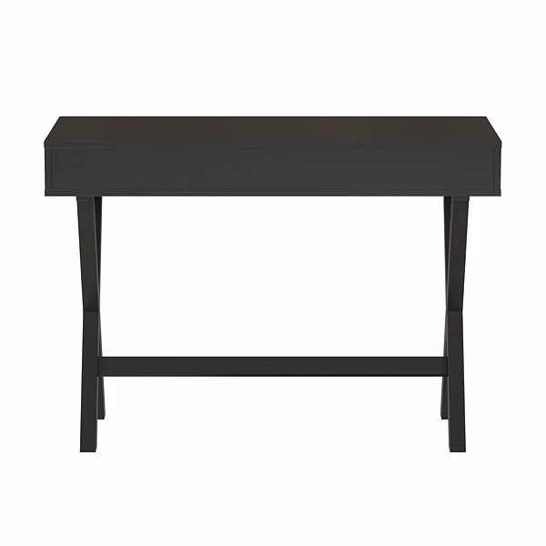 Flash Furniture 42"W Home Office Writing Computer Desk With Open Storage Compartments, Black (GCMBLK61BK) 5 Flash Furniture 42"W Home Office Writing Computer Desk With Open Storage Compartments, Black (GCMBLK61BK) - Image 5