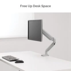 Fellowes Platinum Series Adjustable Single Monitor Arm, Up To 32", Silver (8056401) 8 Fellowes Platinum Series Adjustable Single Monitor Arm, Up To 32", Silver (8056401) -Ergot Office Furniture Shop sp161313370 s7