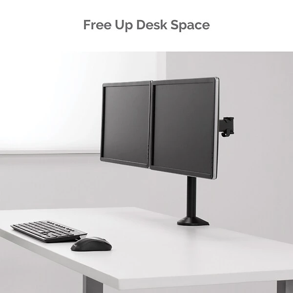 Fellowes Reflex Dual Adjustable Monitor Arm, Up To 27", Black (8502601) 5 Fellowes Reflex Dual Adjustable Monitor Arm, Up To 27", Black (8502601) - Image 5