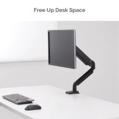 Fellowes Platinum Series Adjustable Monitor Arm, Up To 32", Black (8043301) -Ergot Office Furniture Shop sp161313481 s7