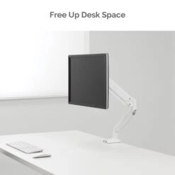 Fellowes Platinum Series Adjustable Single Monitor Arm, Up To 32", White (8056201) 9 Fellowes Platinum Series Adjustable Single Monitor Arm, Up To 32", White (8056201) -Ergot Office Furniture Shop sp161313692 s7