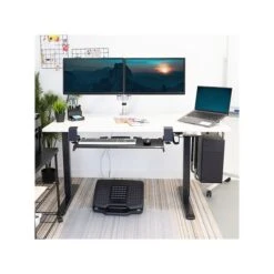 Mount-It! 30"-49"H Adjustable Electric Sit-Stand Desk, White/Black (MI-18064) -Ergot Office Furniture Shop sp161382662 s7