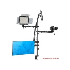 Mount-It! All-in-One Adjustable Studio Camera Setup Single Mount, Up To 32", Black (MI-481)
