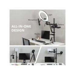 Mount-It! All-in-One Adjustable Studio Camera Setup Single Mount, Up To 32", Black (MI-481) -Ergot Office Furniture Shop sp162337918 s7