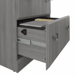 Bush Furniture Saratoga 2-Drawer Lateral File Cabinet, Locking, Modern Gray (EX45854-03) -Ergot Office Furniture Shop sp163409873 s7