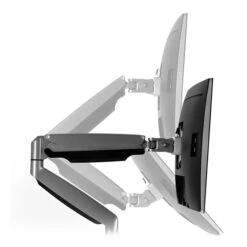 Mount-lt! Adjustable Dual Monitor Arm Mount, Up To 32", Silver (MI-1772) -Ergot Office Furniture Shop sp163926784 s7