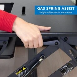 Mount-It! 36"W Standing Desk Converter, Plastic/Steel (MI-7926) 12 Mount-It! 36"W Standing Desk Converter, Plastic/Steel (MI-7926) -Ergot Office Furniture Shop sp163926872 s7