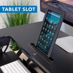 Mount-It! 36"W Standing Desk Converter, Plastic/Steel (MI-7926) 14 Mount-It! 36"W Standing Desk Converter, Plastic/Steel (MI-7926) -Ergot Office Furniture Shop sp163926876 s7