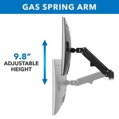 Mount It! Adjustable Single Monitor Gas Spring Arm Mount, Up To 32", Black (MI-5761) -Ergot Office Furniture Shop sp163926999 s7