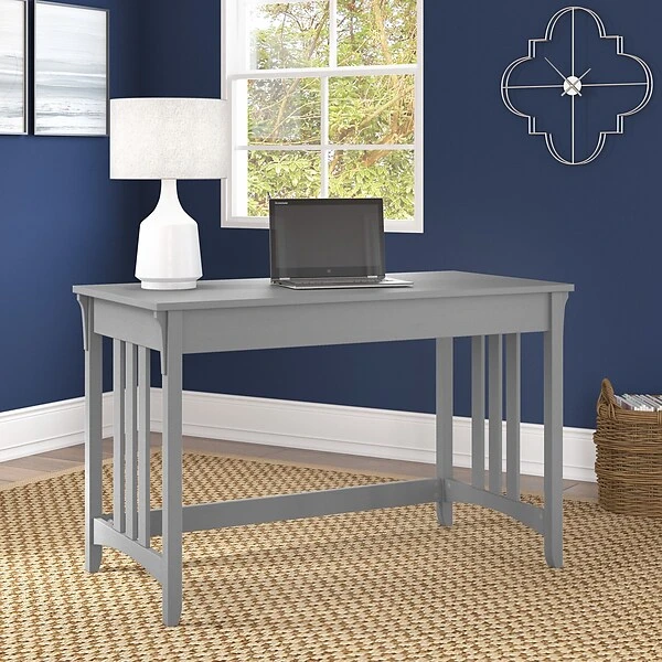 Bush Furniture Salinas 48" Writing Desk, Cape Cod Gray (SAD148CG-03) 1 Bush Furniture Salinas 48" Writing Desk, Cape Cod Gray (SAD148CG-03)