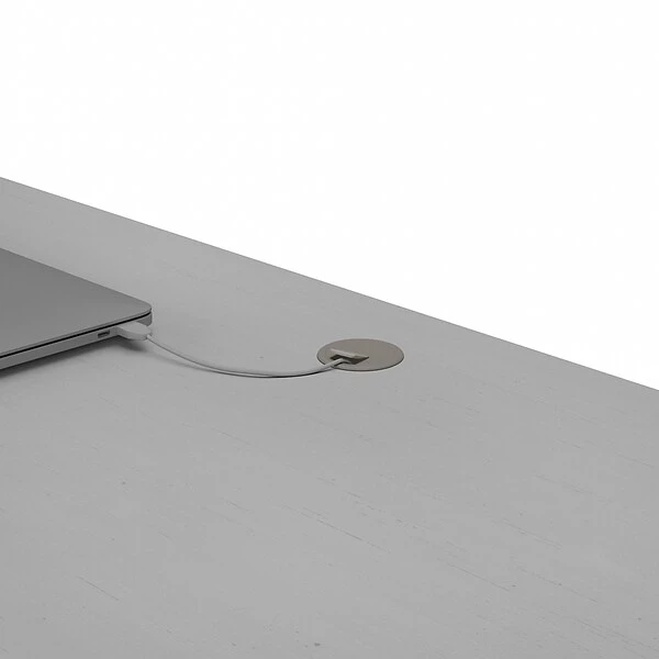 Bush Furniture Salinas 48" Writing Desk, Cape Cod Gray (SAD148CG-03) 4 Bush Furniture Salinas 48" Writing Desk, Cape Cod Gray (SAD148CG-03) - Image 4