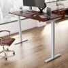 Bush Business Furniture Move 40 Series 28''-48'' Adjustable Standing Desk, Hansen Cherry/Cool Gray Metallic (M4S7230HCSK)