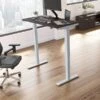 Bush Business Furniture Move 40 Series 28''-48'' Adjustable Standing Desk, Storm Gray/Cool Gray Metallic (M4S4824SGSK)