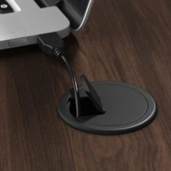 Bush Business Furniture Move 40 Series 28"-48" Adjustable Standing Desk, Black Walnut/Cool Gray Metallic (M4S7230BWSK) -Ergot Office Furniture Shop sp166198437 s7