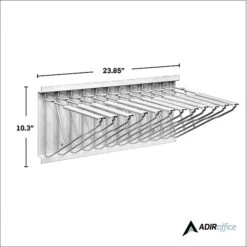 AdirOffice Pivot Wall Rack For Blueprints, White (617-WHI) 13 AdirOffice Pivot Wall Rack For Blueprints, White (617-WHI) -Ergot Office Furniture Shop sp167909864 s7