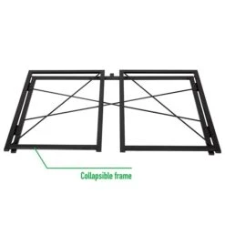 Mind Reader 42"W Collapsible Rustic Desk, Brown/Black (ODTABLE-BLK) -Ergot Office Furniture Shop sp172813241 s7