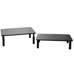 Mind Reader Adjustable Monitor Riser Stands, Black, Set Of 2 Stands (4LEGM2PK-BLK) 9 Mind Reader Adjustable Monitor Riser Stands, Black, Set Of 2 Stands (4LEGM2PK-BLK) -Ergot Office Furniture Shop sp173959939 s7