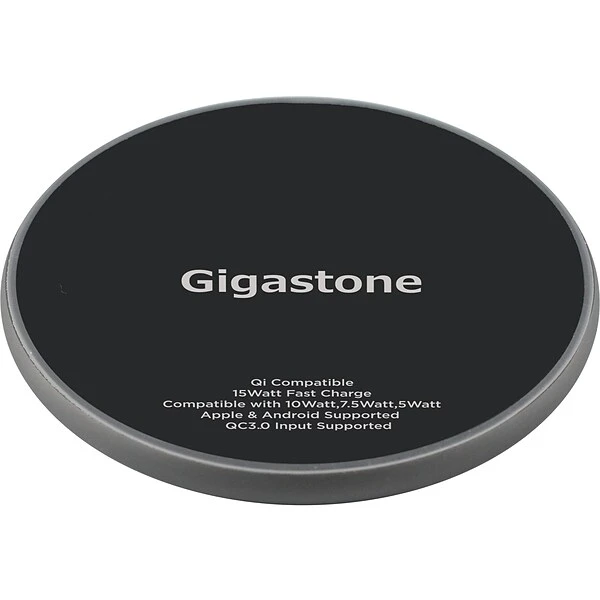 Gigastone Qi Certified Fast Wireless Charging Pad, Black, (GS-GA-9700B-R) 4 Gigastone Qi Certified Fast Wireless Charging Pad, Black, (GS-GA-9700B-R) - Image 4