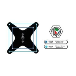 Mount-It! 37" - 54" Height Adjustable Stand-Up Mobile Presentation Cart, Black (MI-7942-BLK) -Ergot Office Furniture Shop sp17662723 s7