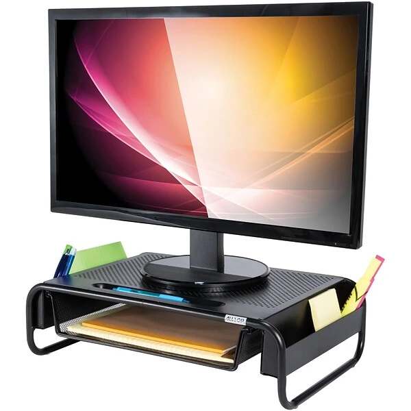 Allsop Metal Art 5 Organizer Monitor Stand, Black (32166) 6 Allsop Metal Art 5 Organizer Monitor Stand, Black (32166) - Image 6