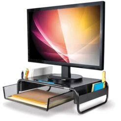 Allsop Metal Art 5 Organizer Monitor Stand, Black (32166) 11 Allsop Metal Art 5 Organizer Monitor Stand, Black (32166) -Ergot Office Furniture Shop sp187221262 s7