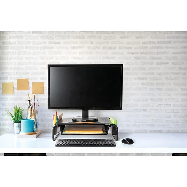 Allsop Metal Art 5 Organizer Monitor Stand, Black (32166) 4 Allsop Metal Art 5 Organizer Monitor Stand, Black (32166) - Image 4