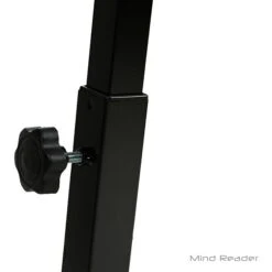 Mind Reader LTCART-BLK Adjustable Standing And Sitting Laptop Cart, Black -Ergot Office Furniture Shop sp20473856 s7