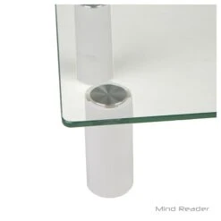 Mind Reader GLASSMON-CLR Glass Monitor Stand Riser, Clear -Ergot Office Furniture Shop sp20648041 s7