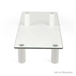 Mind Reader GLASSMON-CLR Glass Monitor Stand Riser, Clear -Ergot Office Furniture Shop sp20648042 s7